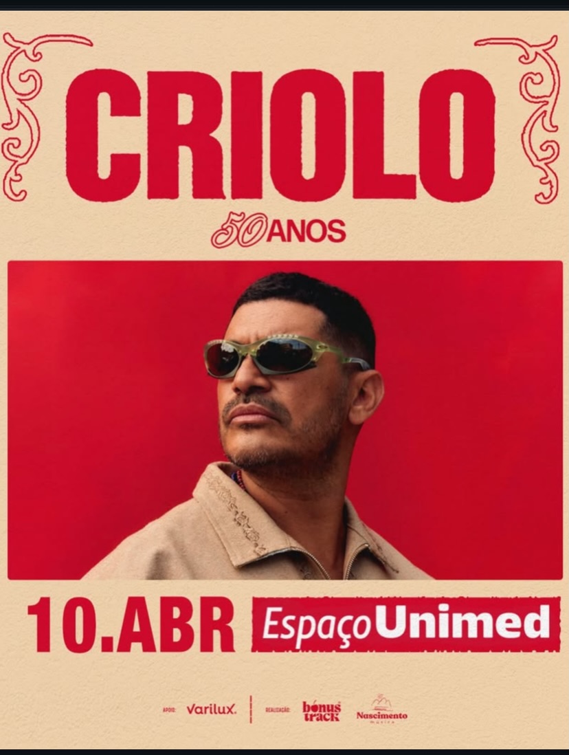 Criolo em show da turnê Criolo 50 no Espaço Unimed