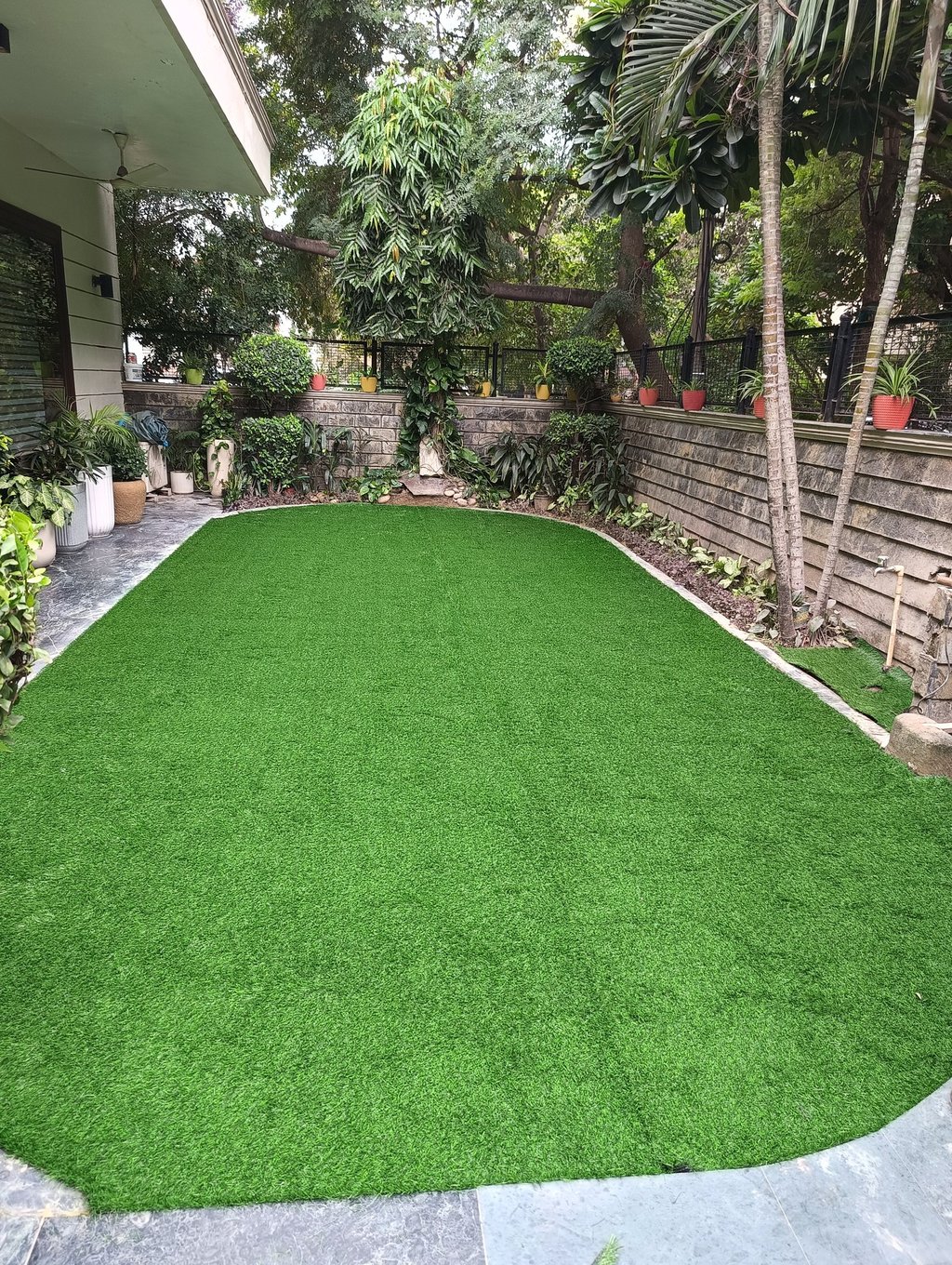 Artificial Grass After Installation Image