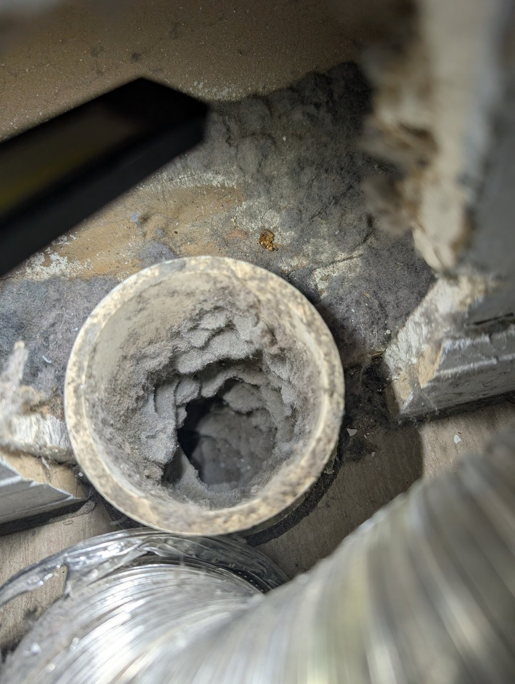 clogged dryer vent