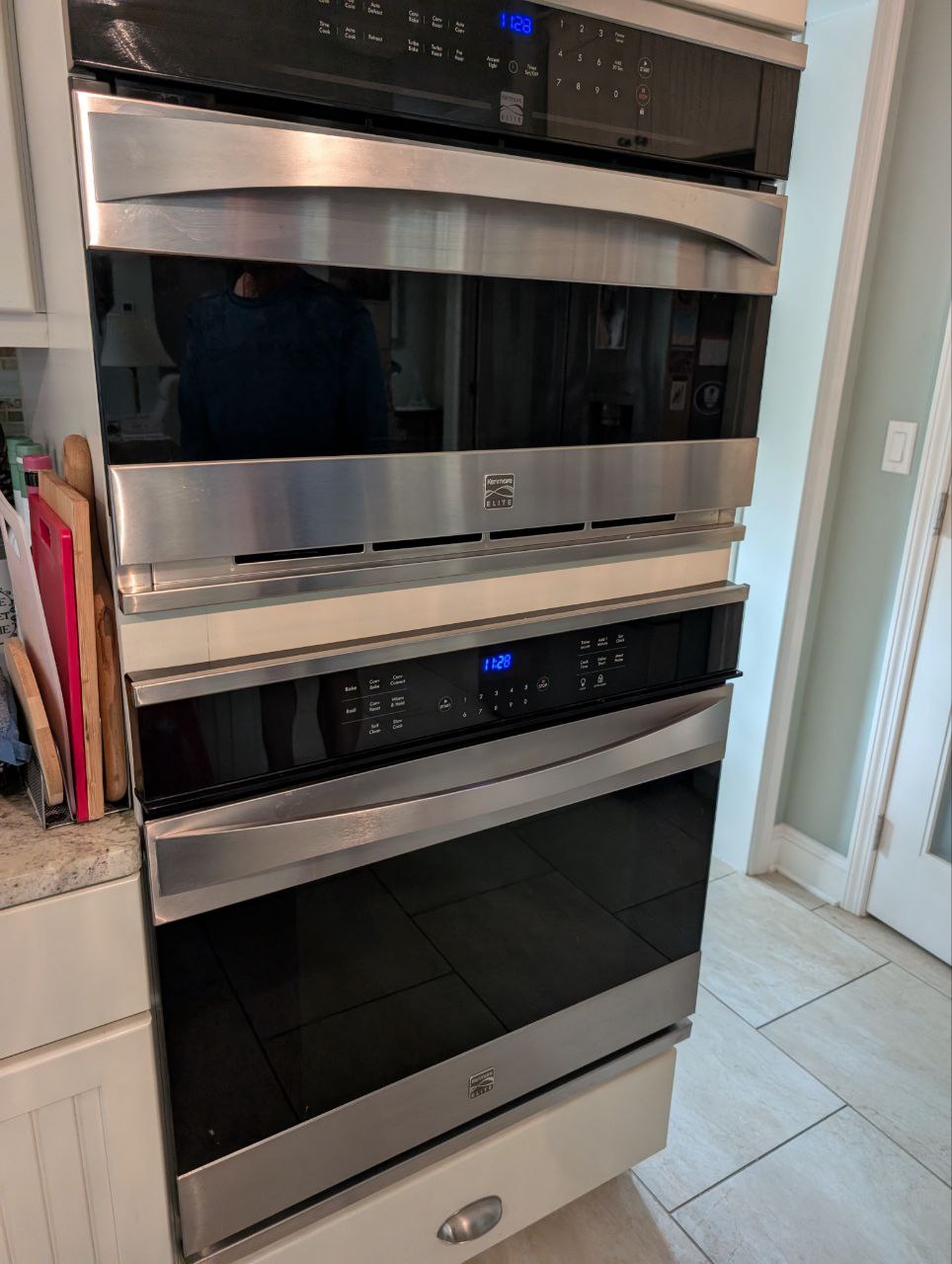 kenmore microwave sparking