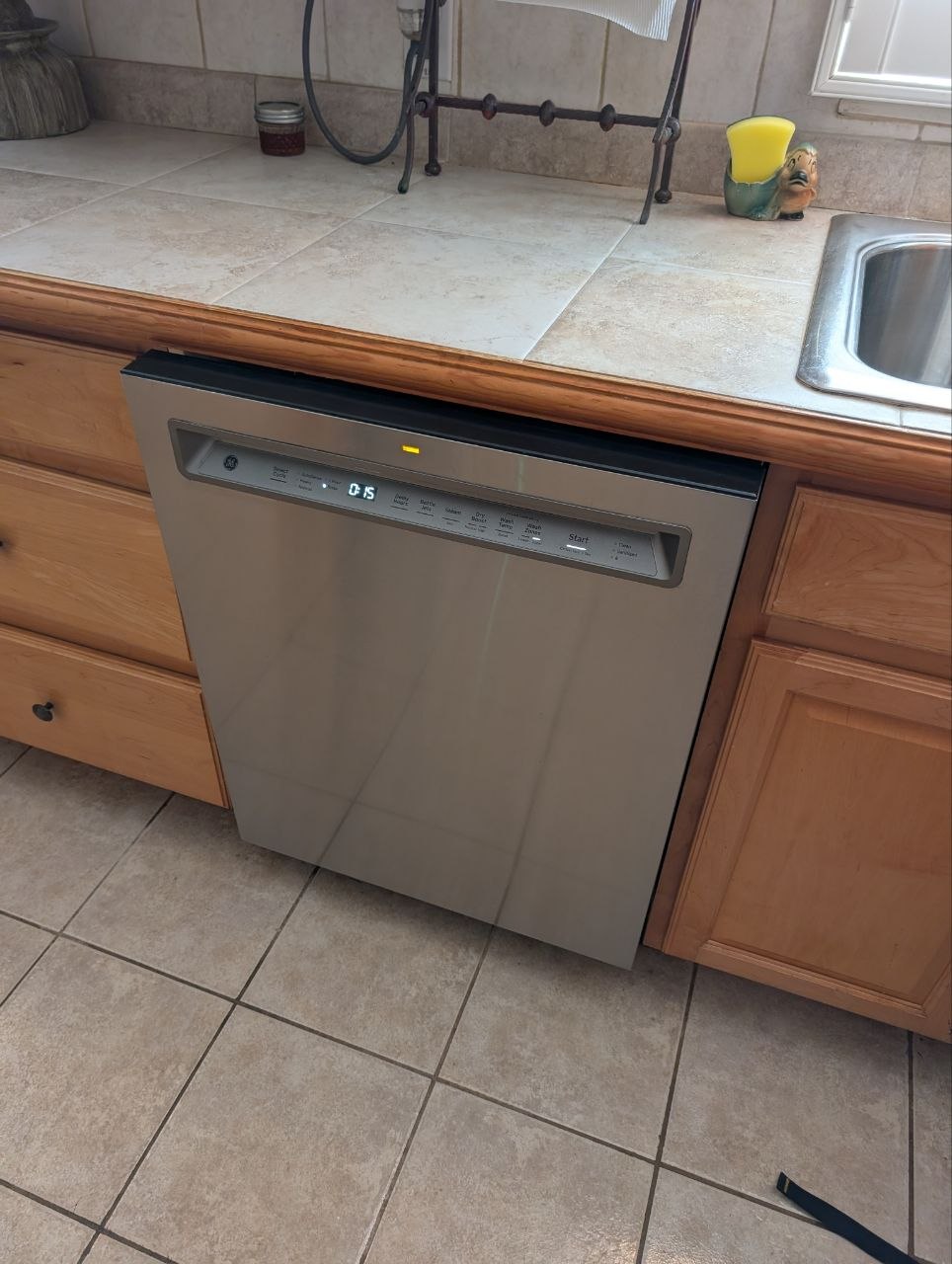 ge dishwasher panel is not working