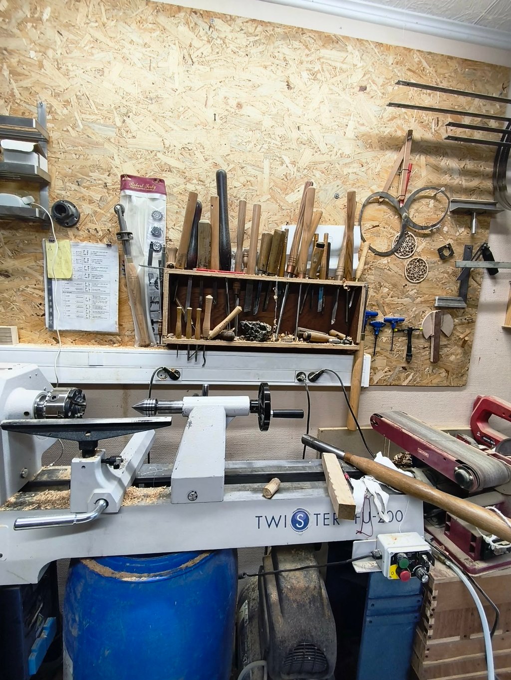 pendule en bois d'olivier