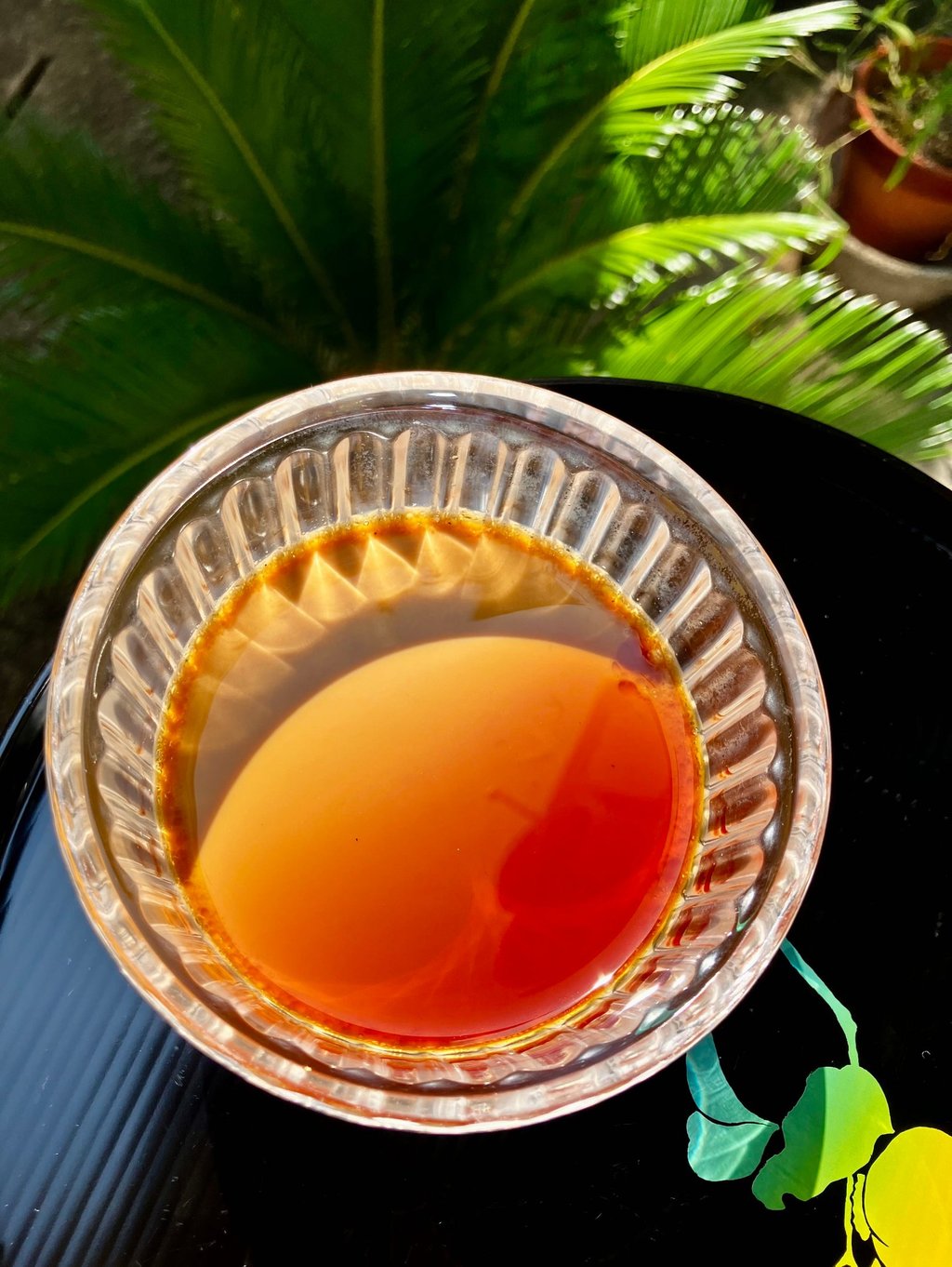 crème caramel au thé hôjicha