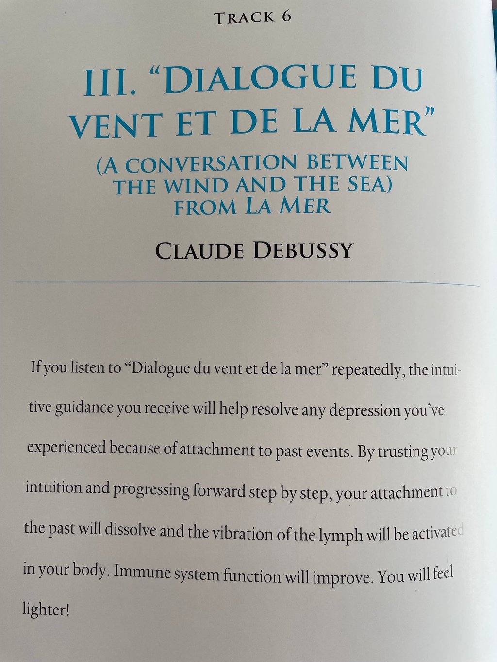 a page of the book: dialogue du vent et de la mer by claude debussy
