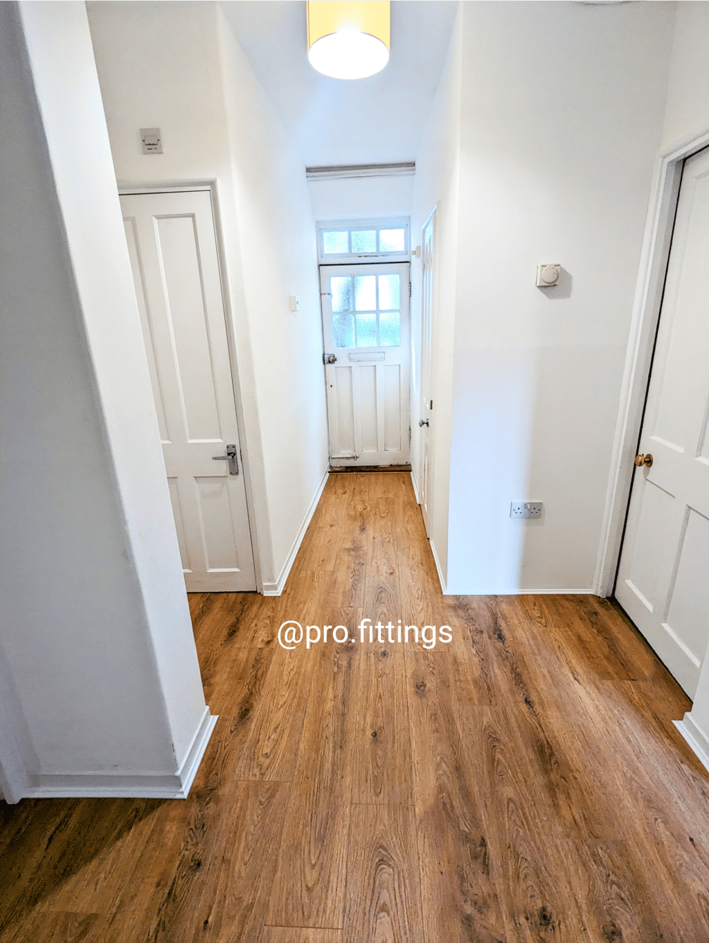 Hardwood floor installed by Pro Fittings Ltd in Olympic Village Stratford
