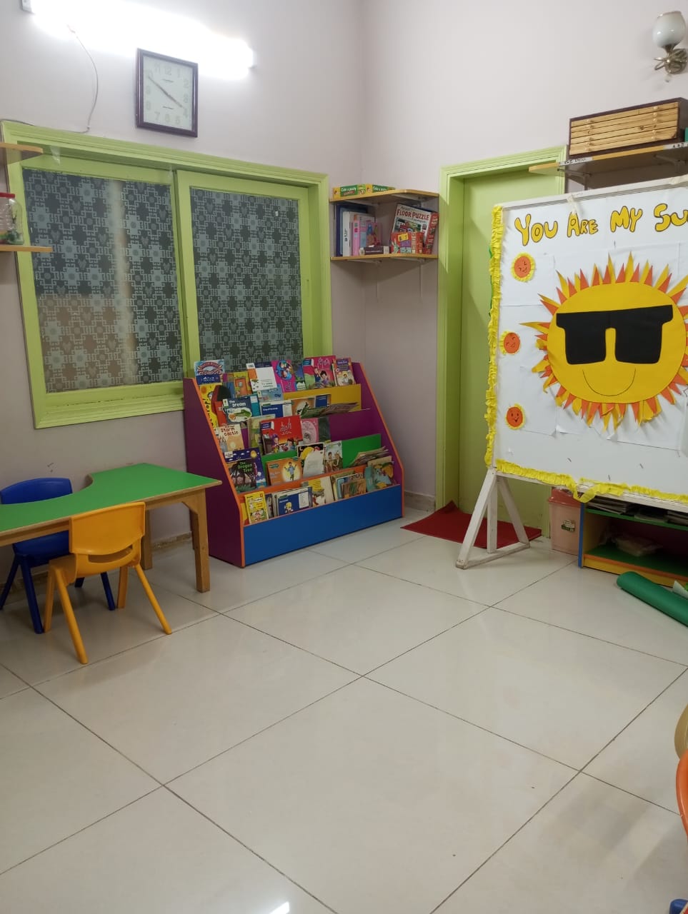 Child engaged in remedial therapy activities