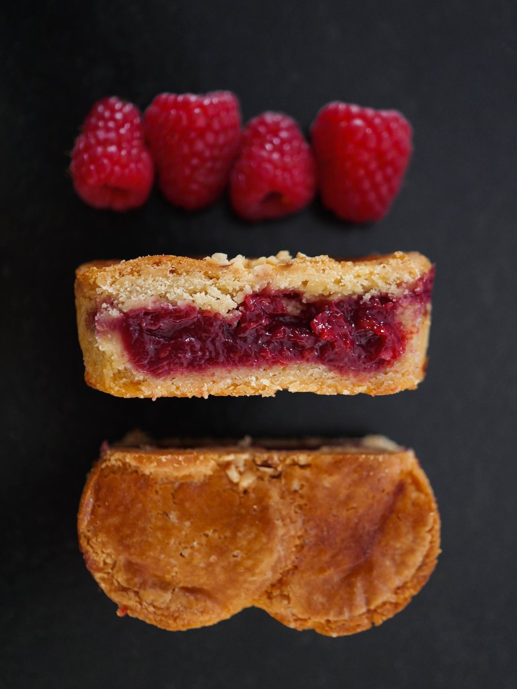 gâteau basque framboise