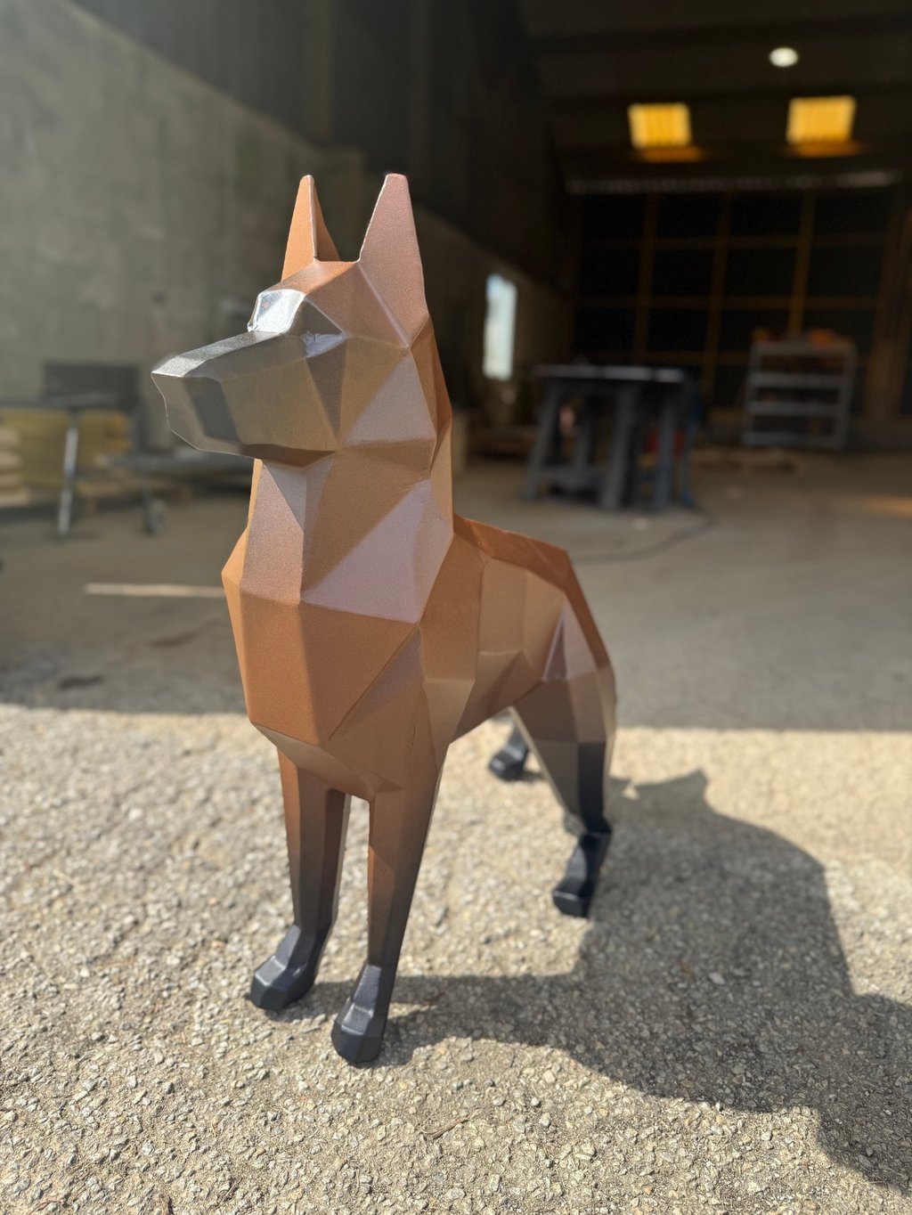 Sculpture géométrique