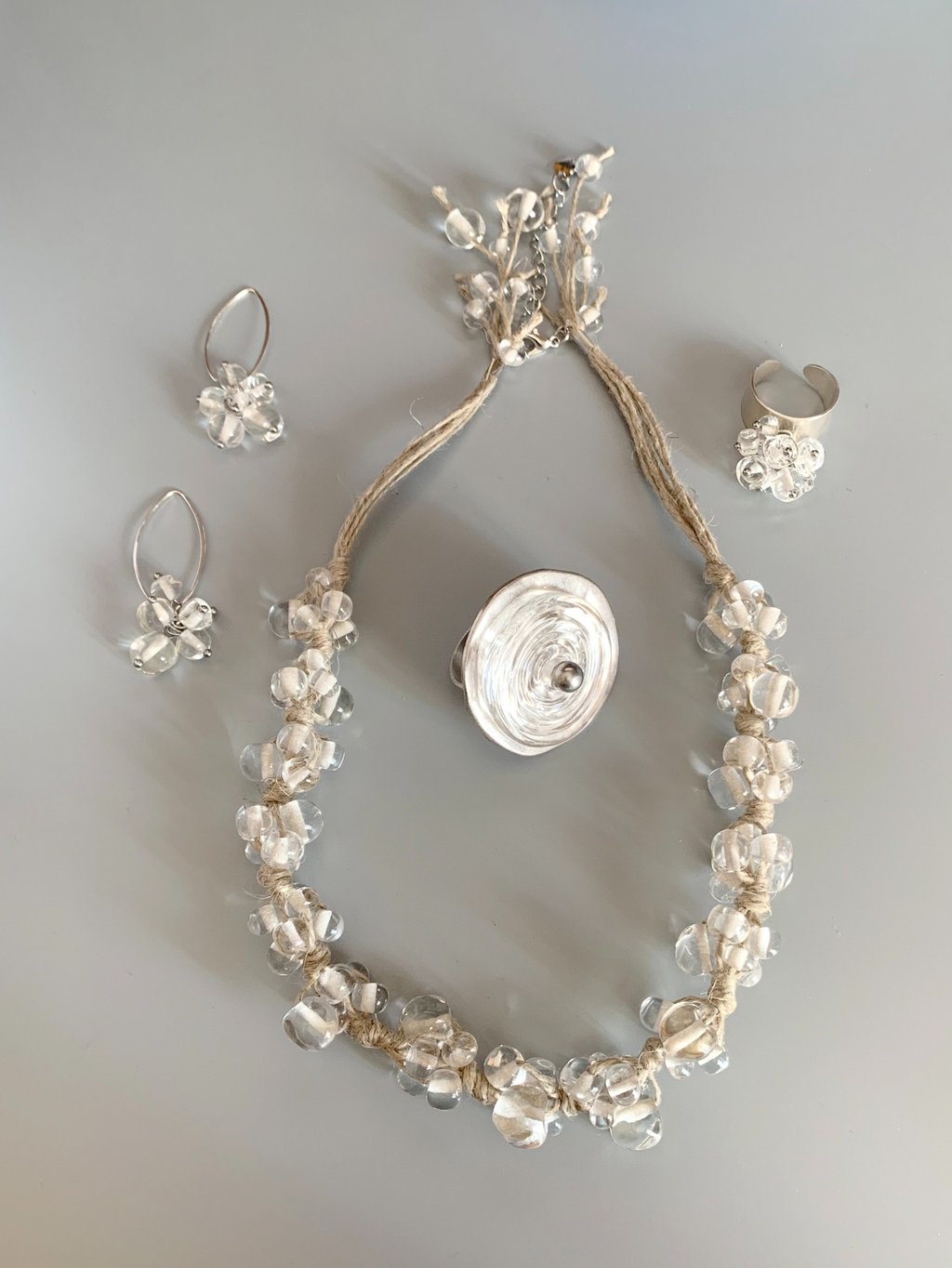 Parure Cristal - Eclat du verre de Murano pour cette sélection de pièces uniques.