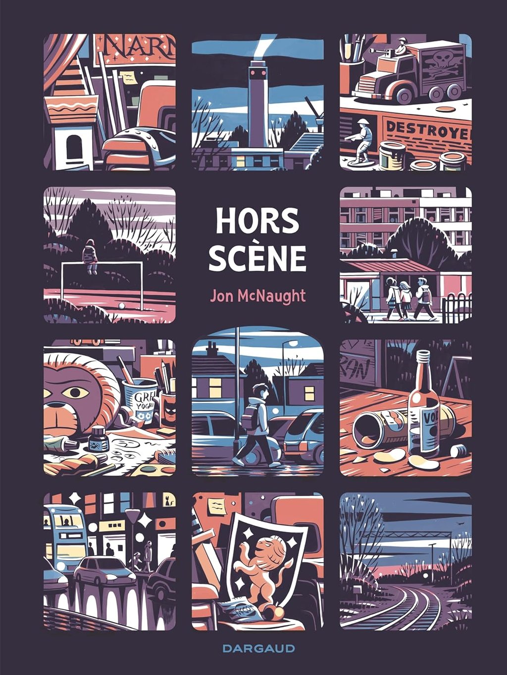 Première de couverture de la BD Hors scène de Jon McNaught
