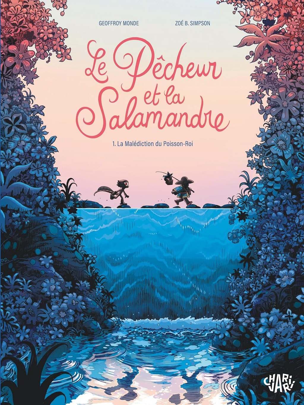 Première de couverture de la BD Le pêcheur et la salamandre