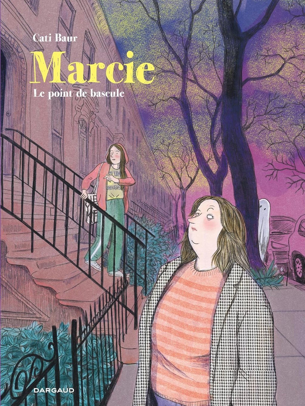 Première de couverture de la BD Marcie : Le point de bascule de Cati Baur