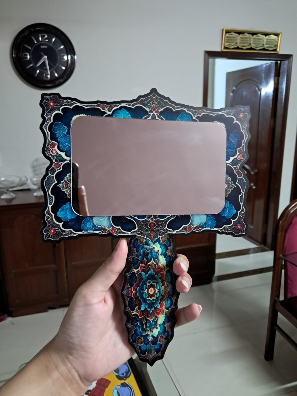 customizable acrylic hand mirror