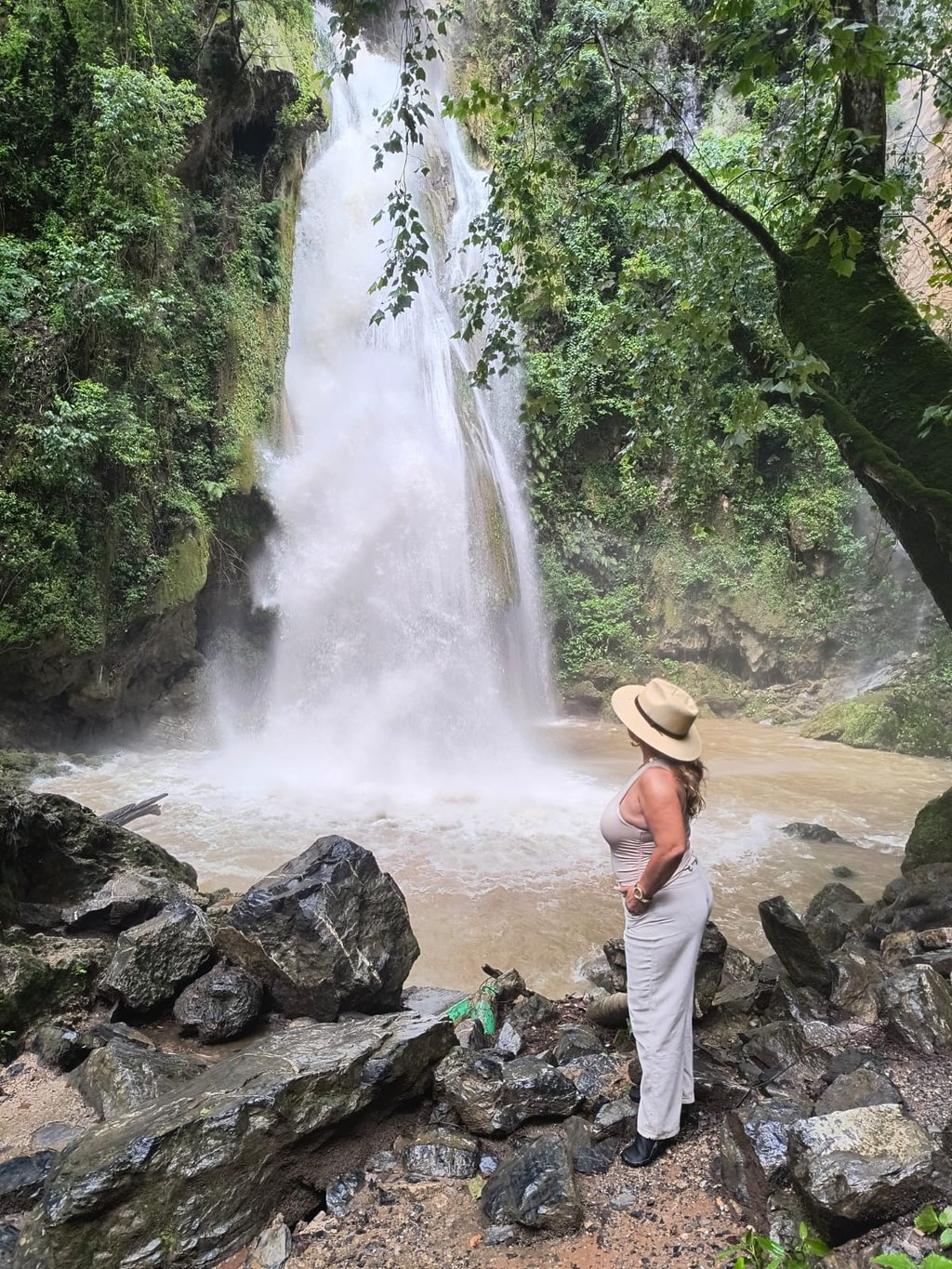 Cascada de la sierra de queretaro