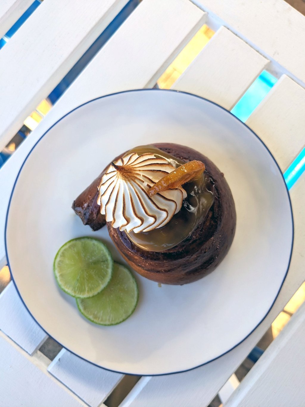Lemon Meringue Scroll by Patisserie BLEU in Leeming Perth.