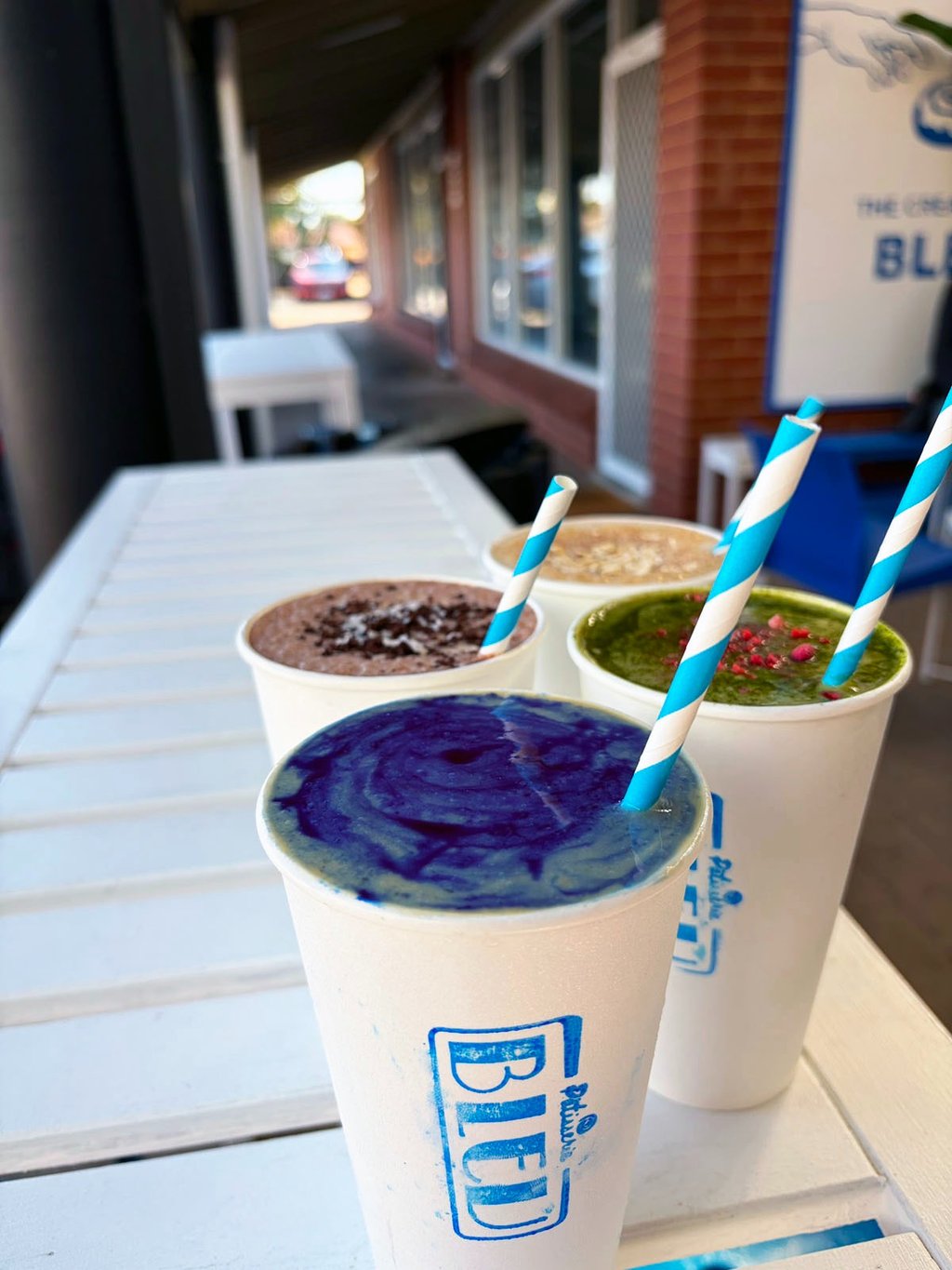 The creative smoothies and shakes by Patisserie BLEU in Leeming Perth.