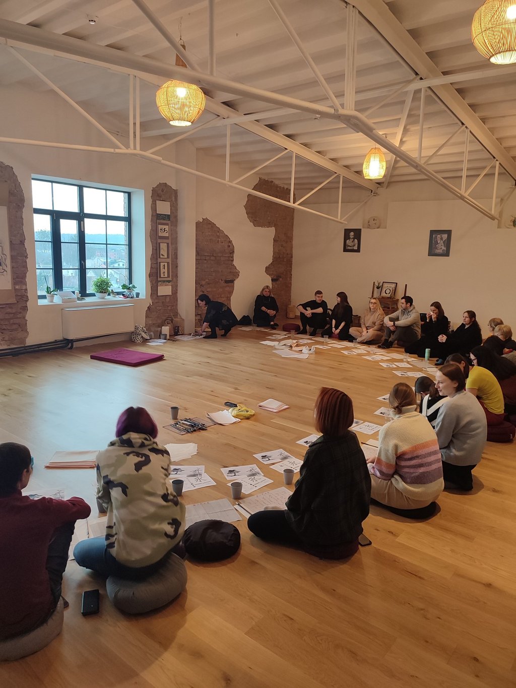 Studijos nuoma, Japoniško stiliaus, šviesi graži studija jūsų šventei