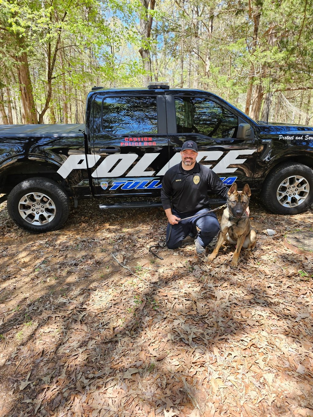 Officer Derek Bowles and OPK9 Nike Tullahoma PD TN