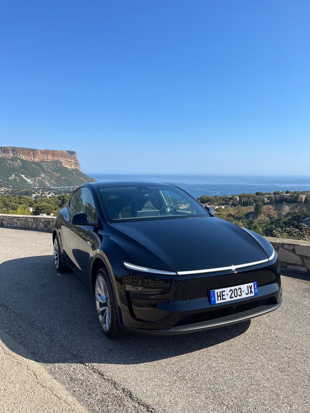 tesla modele Y chauffeur privé cassis 