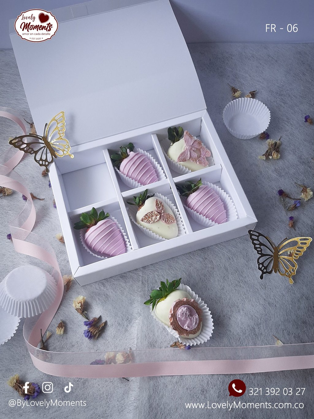 fresas recubiertas con chocolate en Pereira