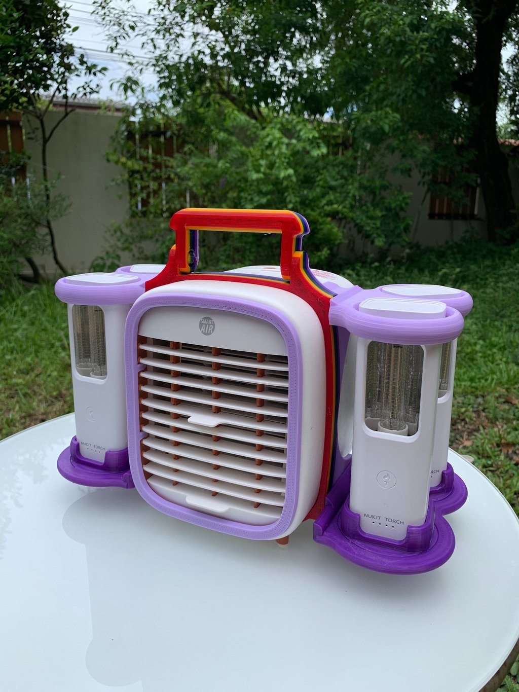 QT3 with 4x Nukit Torch, Holder with Rainbow option