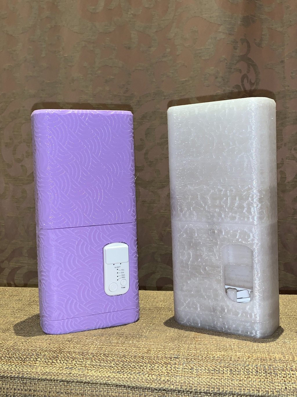2x NUkit Protector case, purple, clear-white