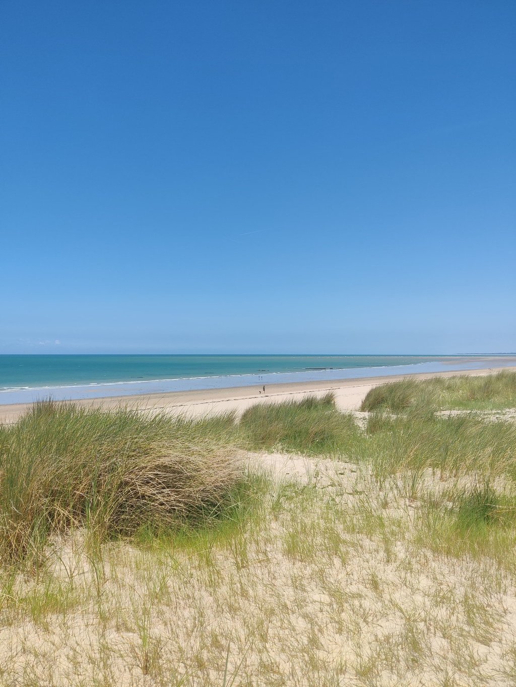 Het strand bij Bricqueville-sur-Mer