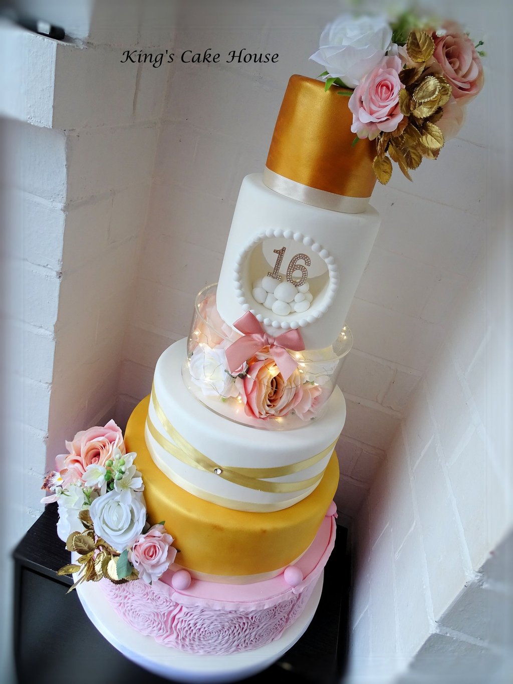 Sweet 16 birthday cake for Oswestry customer