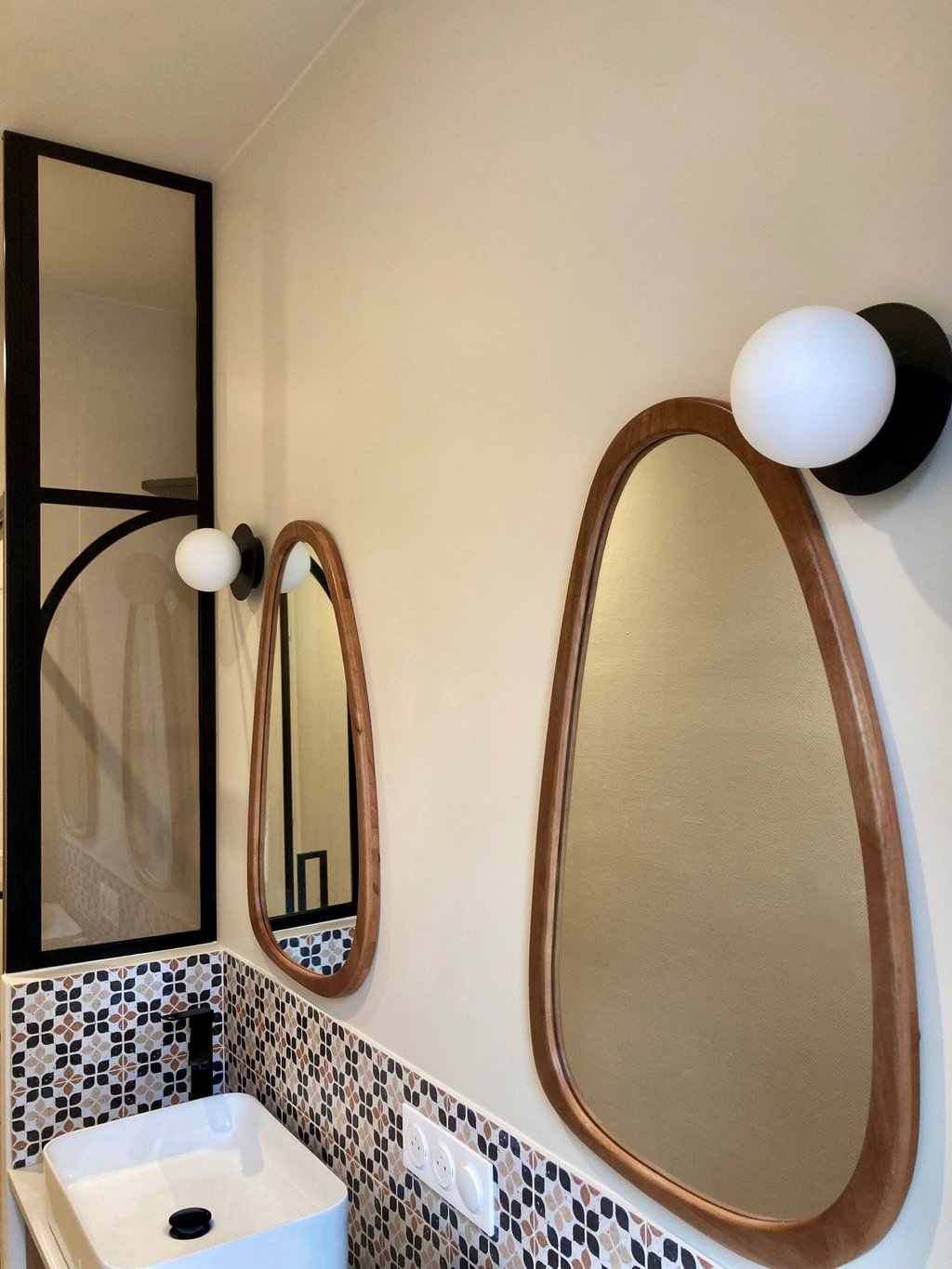 rénovation salle de bain Nantes : miroir SKLUM Arbidel