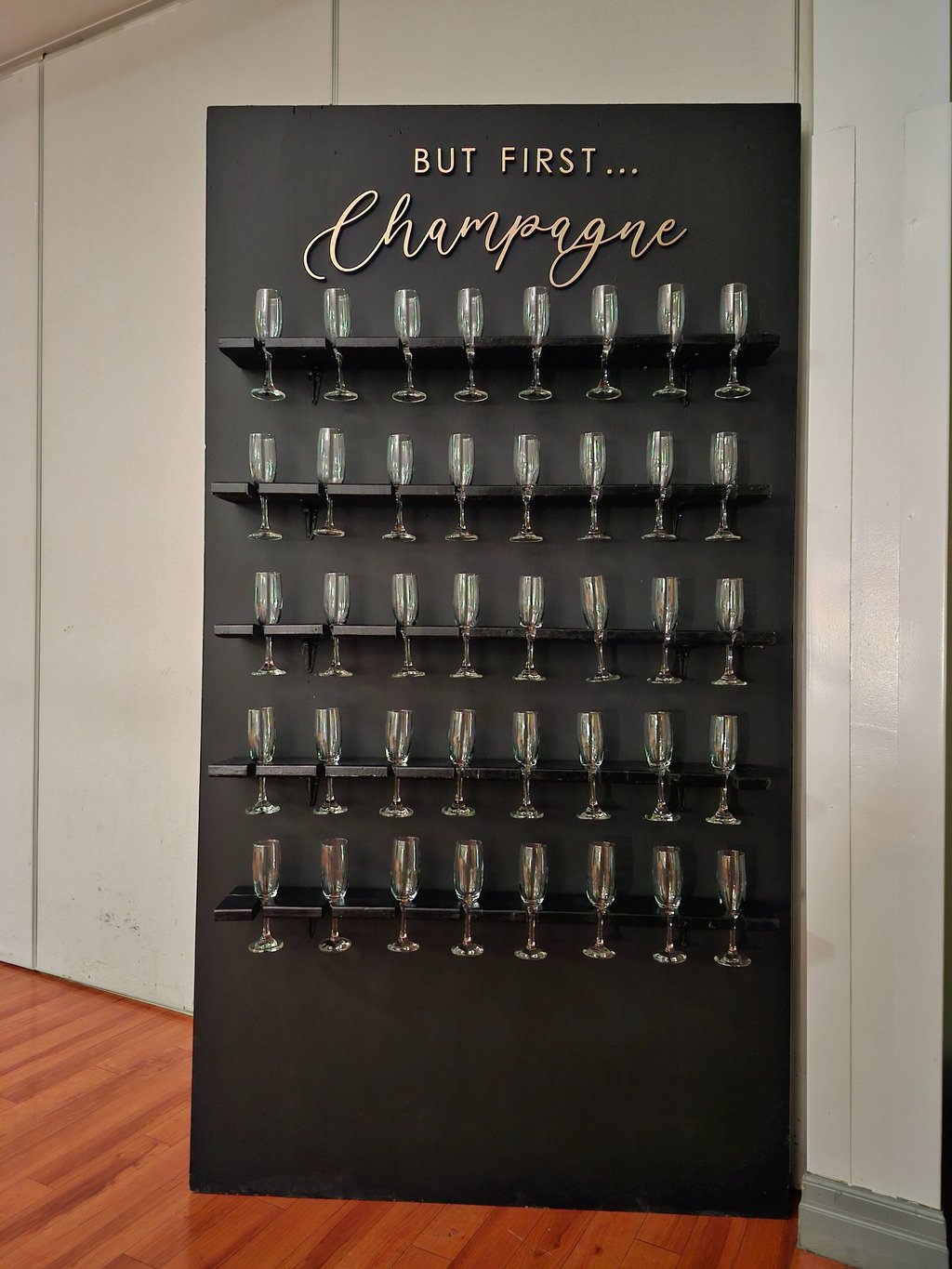 Champagne wall rentals Toronto for weddings by Decors4U