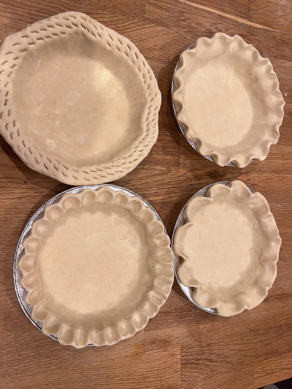 six inch pie crust