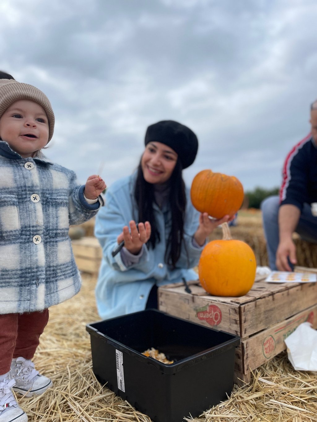 bambino zucche halloween
