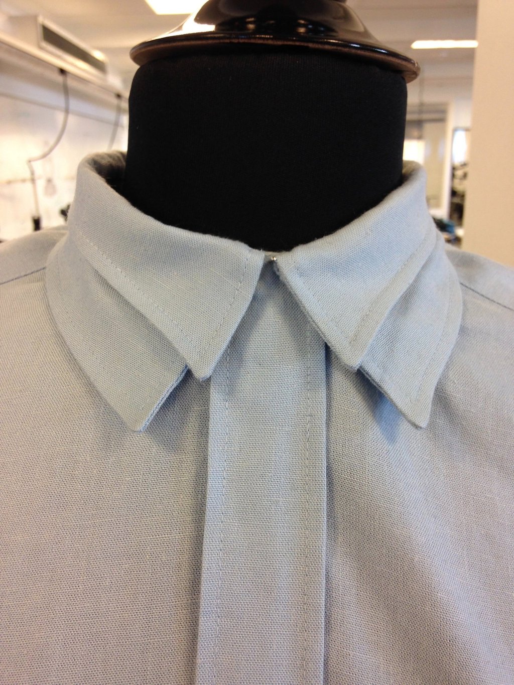 Skjorte krave I Skrædder syet skjorte med detaljer