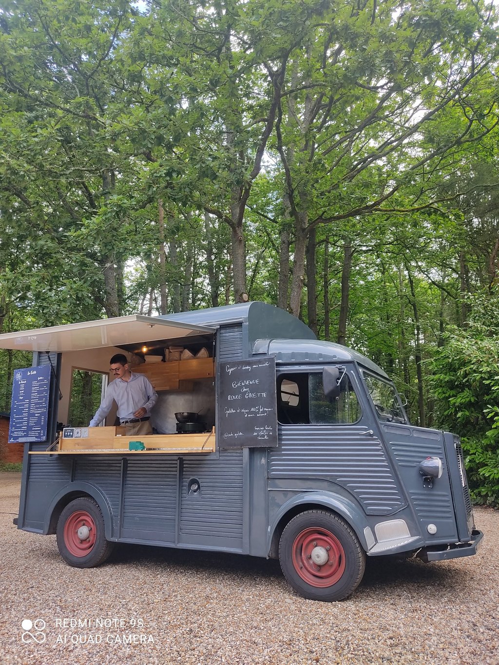 Roule Galette à un brunch de mariage