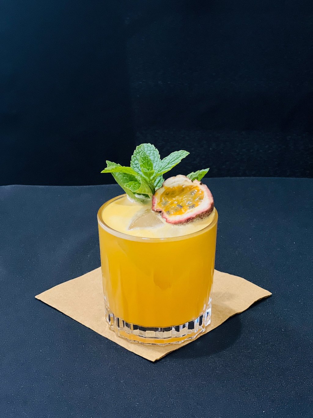 Fresh ingredient cocktail created by expert bartenders