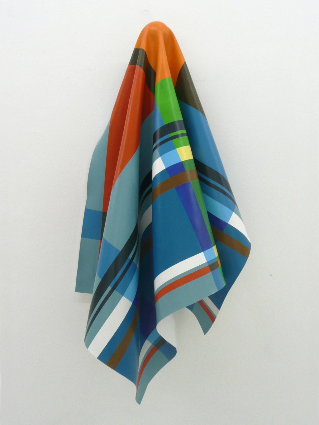 Laurence Papouin, Peinture suspendue bleue, 2009