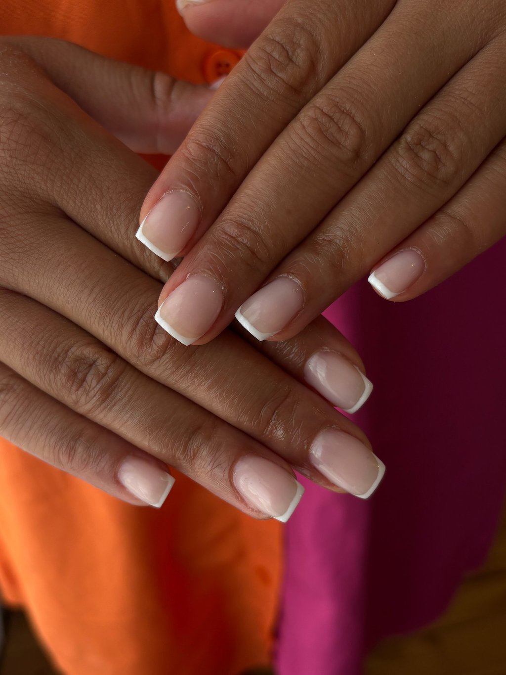 a woman's hands with a manicured manicured manicured manicured mani