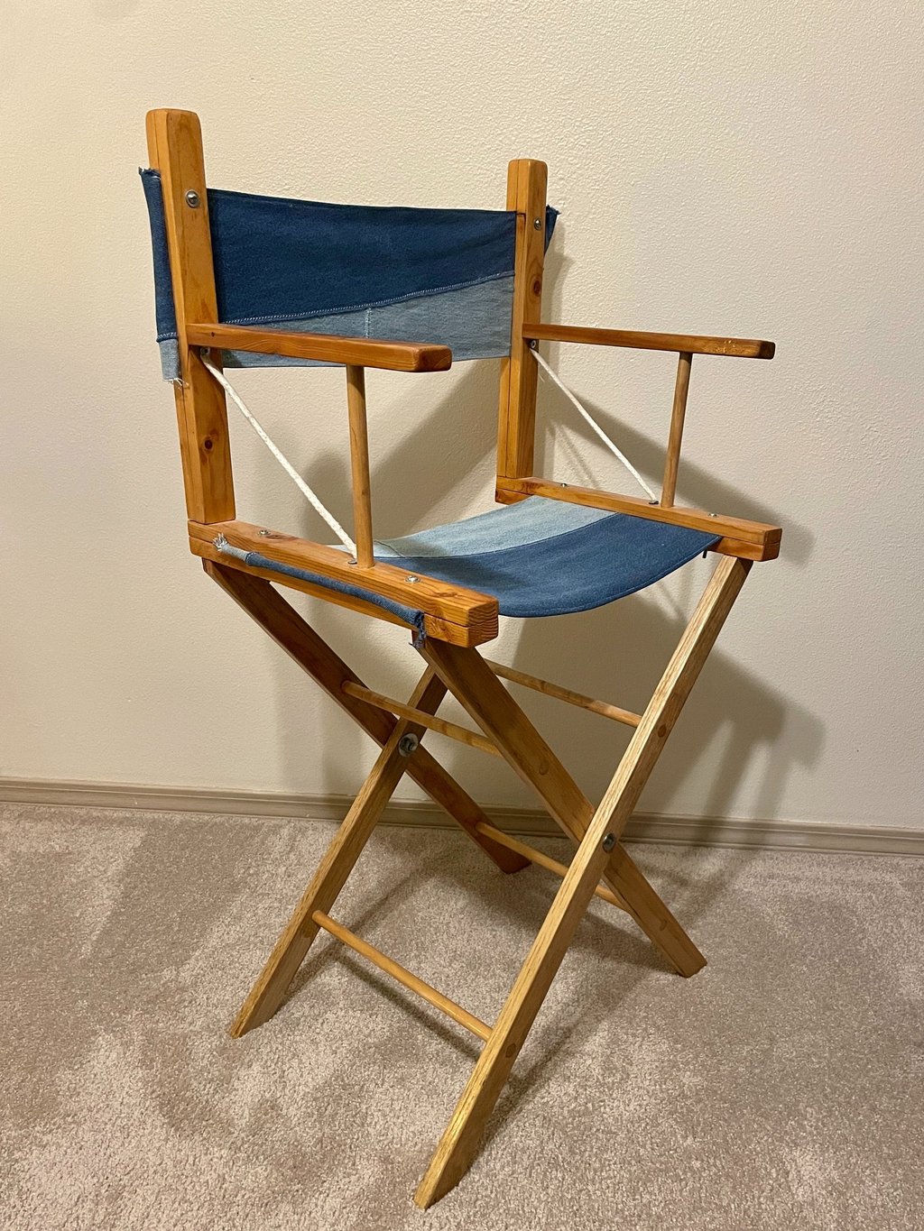 denim directors chair