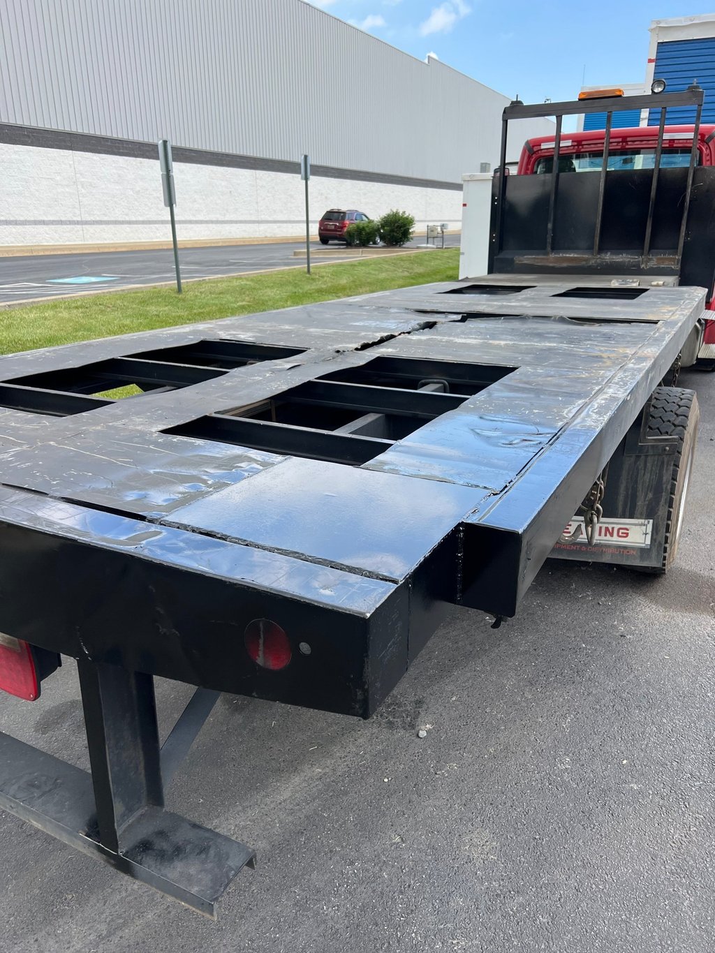forklift damage repair on truck bed, Wilmington, Delaware