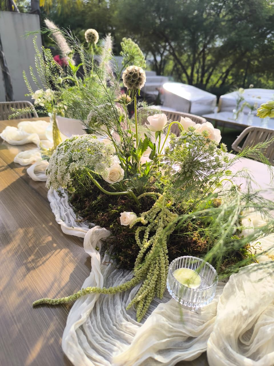 Centro de mesa  monterrey diseño floral Amor de Flores