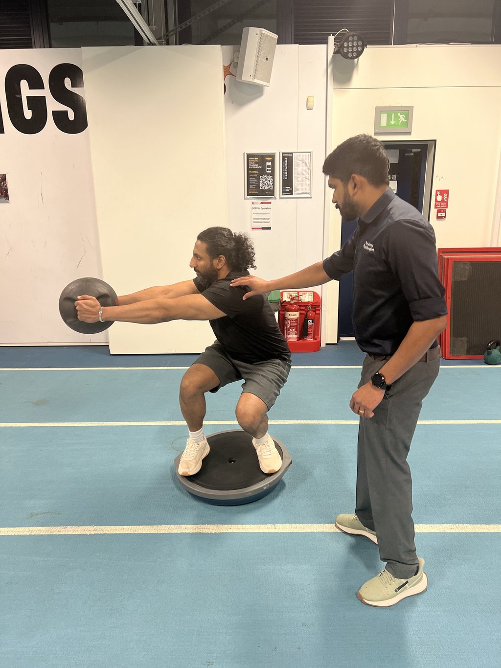 Post-surgical rehabilitation physiotherapy session in Neath