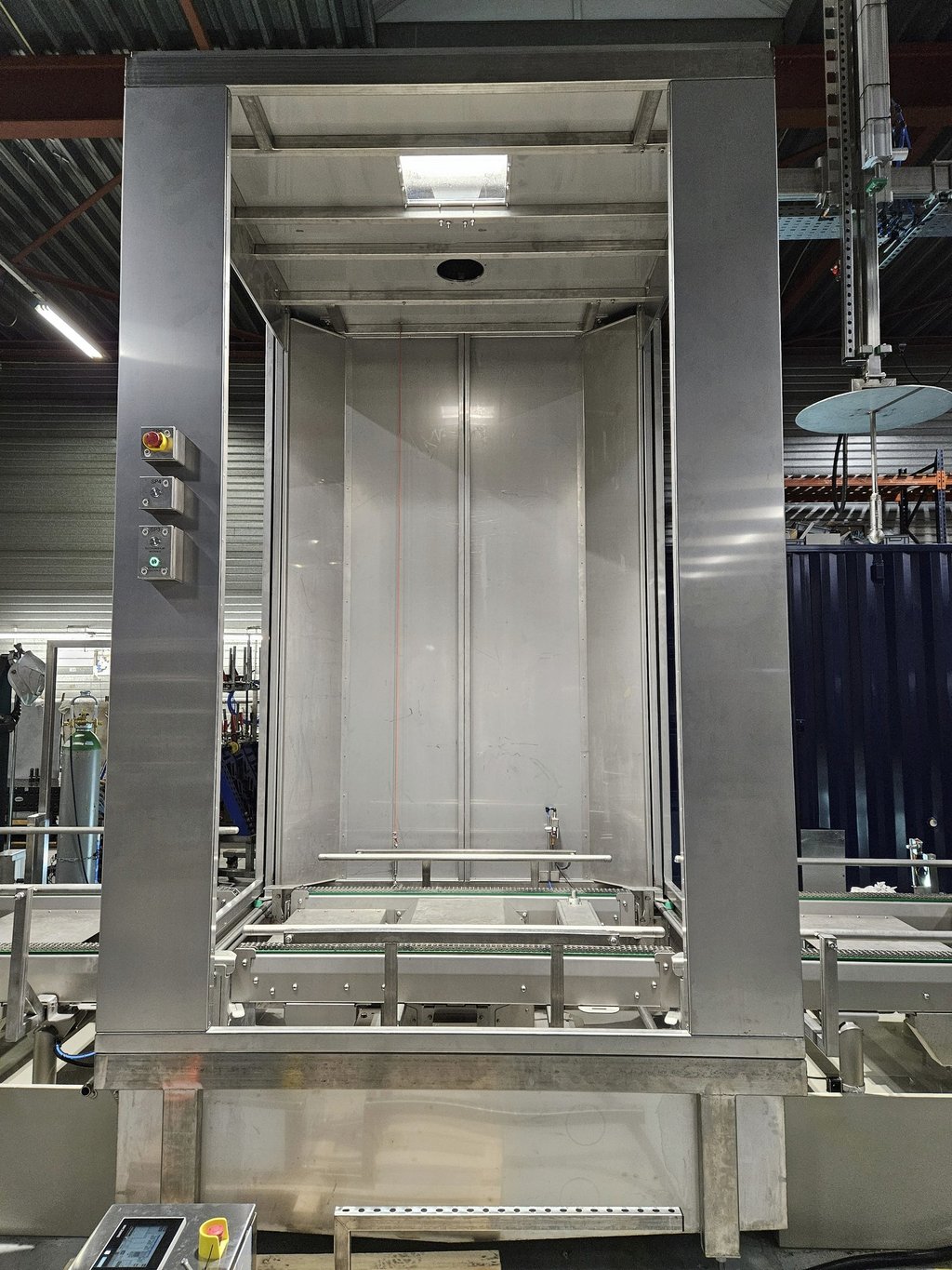 stainless steel cabine montage, tig welding