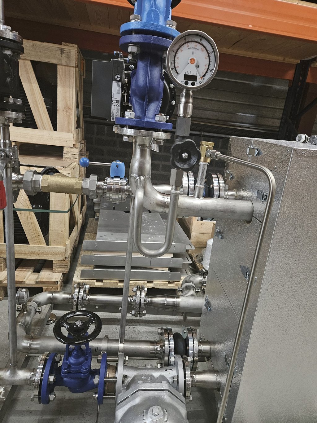 stainless steel pipe welding, tig welding, montage