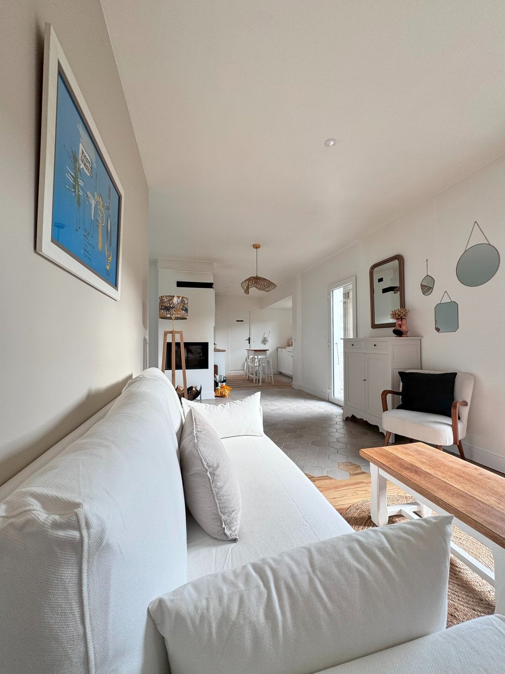 salon de maison de plage