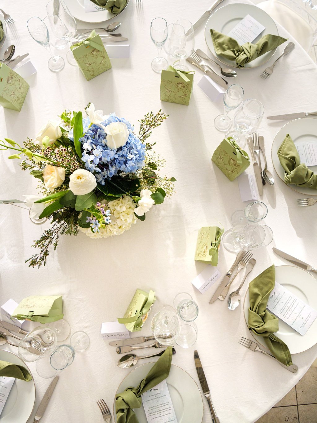 Décoration de table de mariage
