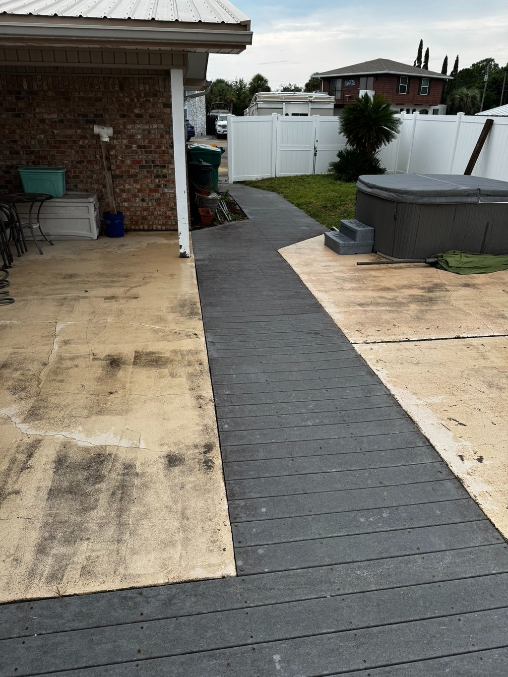 Decking walkway repair 