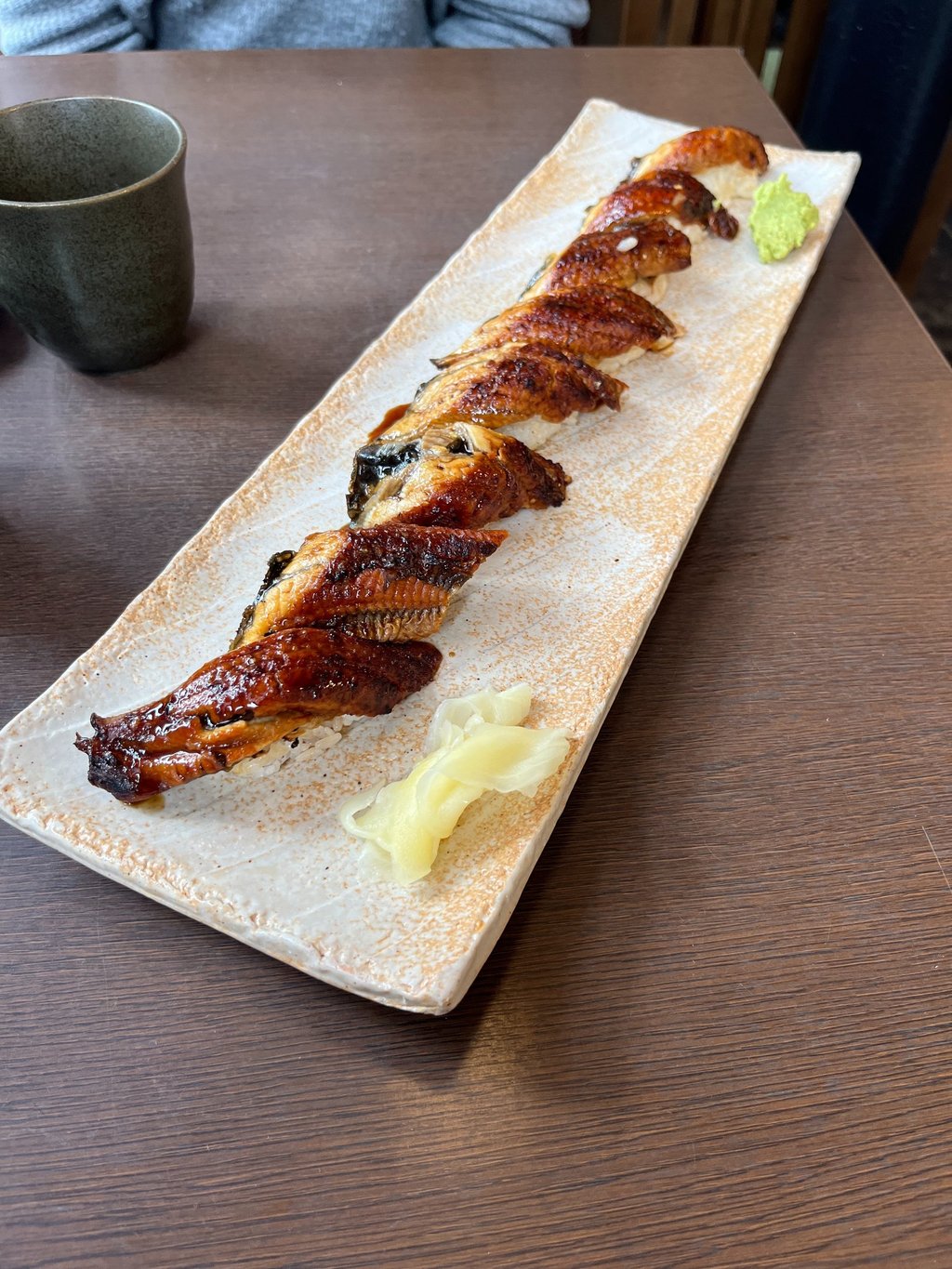 eel sushi in otaru hokkaido japan