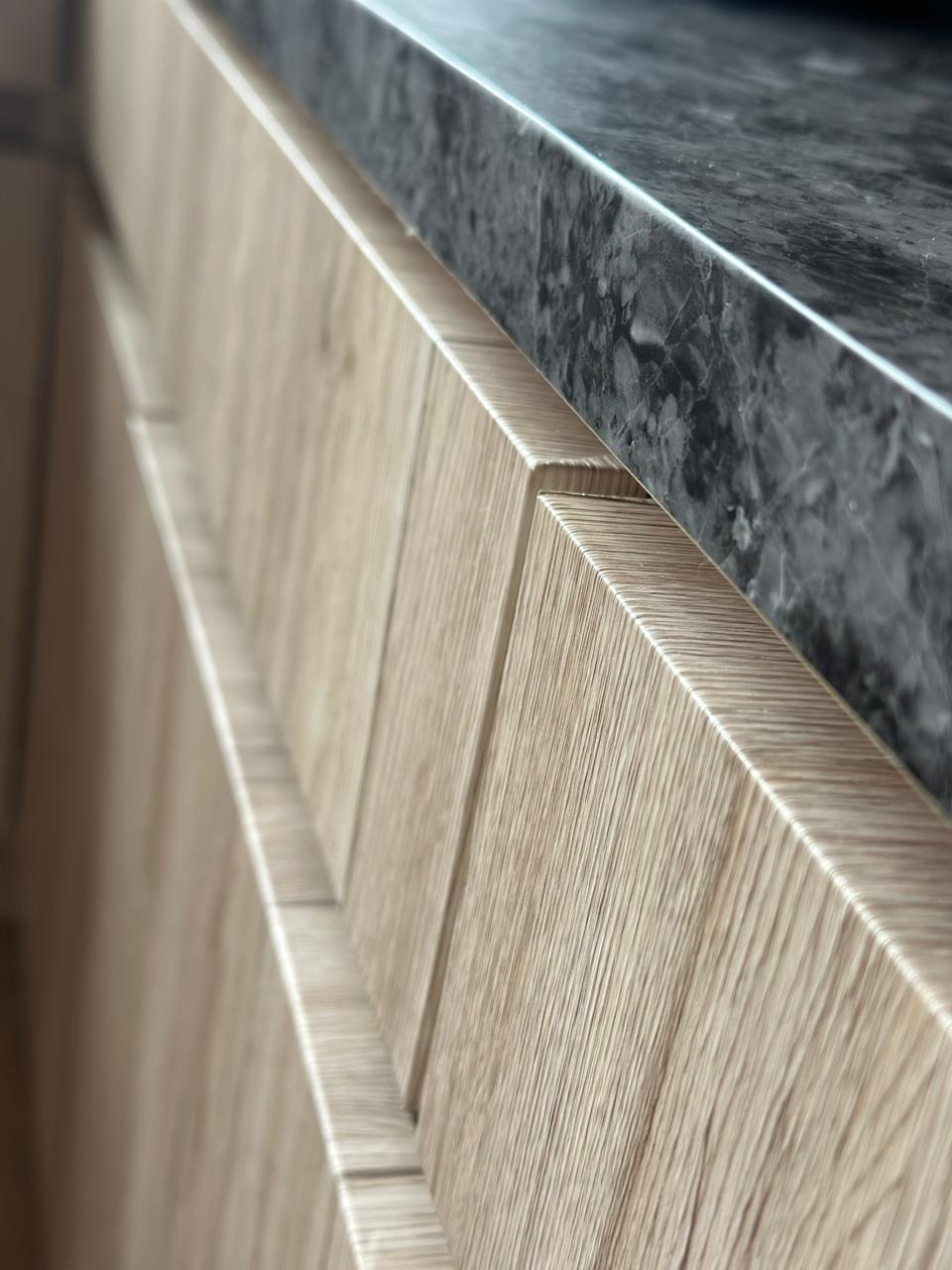 a close up of a counter top with a counter top