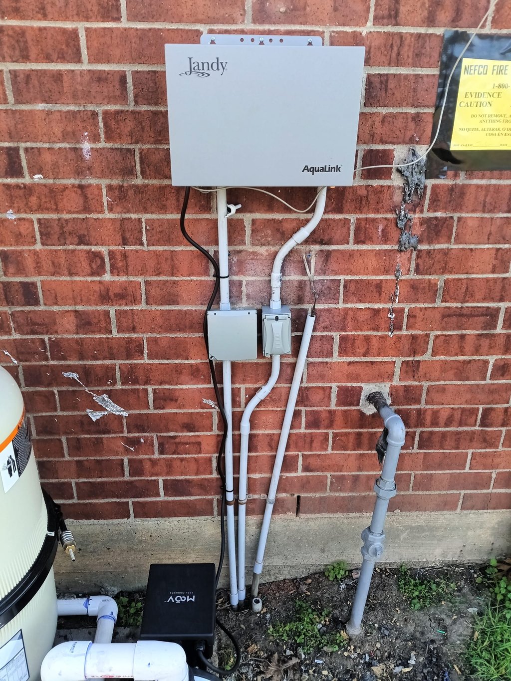 New Electric Lines & Jandy Panel