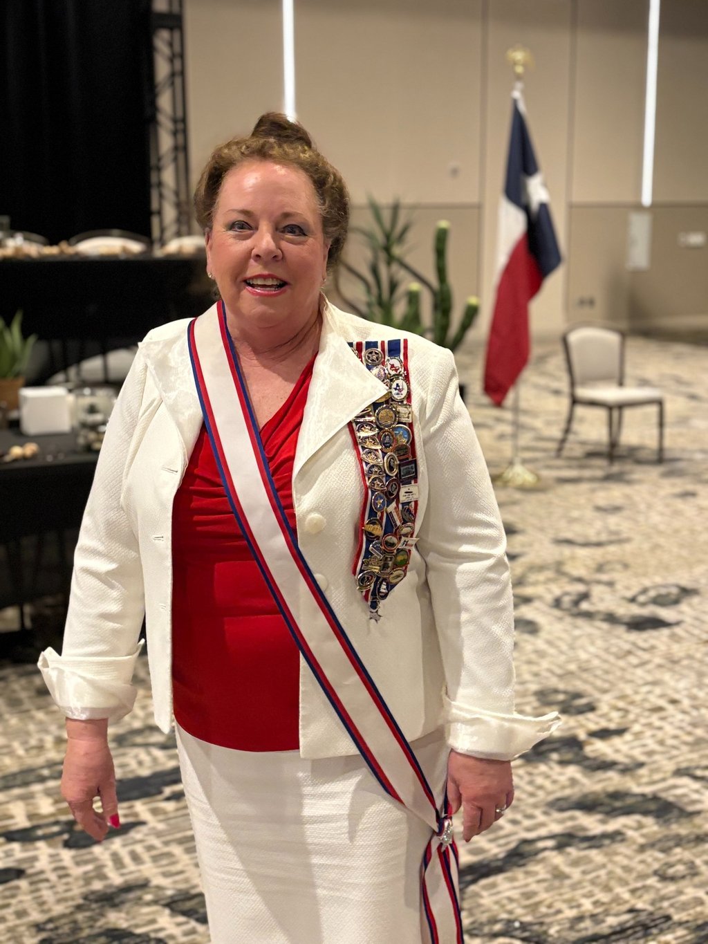 Carolyn Raney, Chaplain of the James Butler Bonham chapter, Daughters of the Republic of Texas